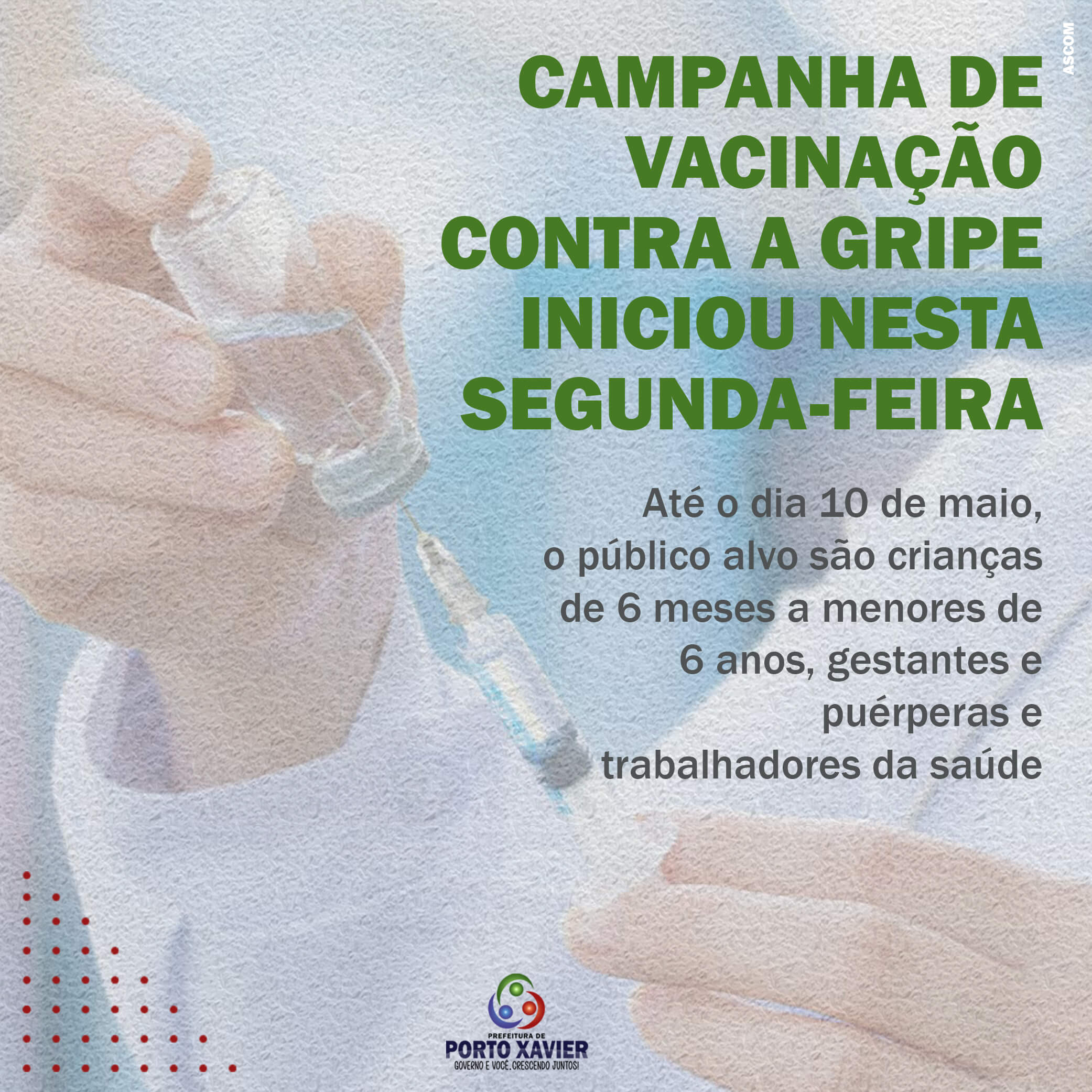 CAMPANHA DE VACINAÇÃO CONTRA A GRIPE